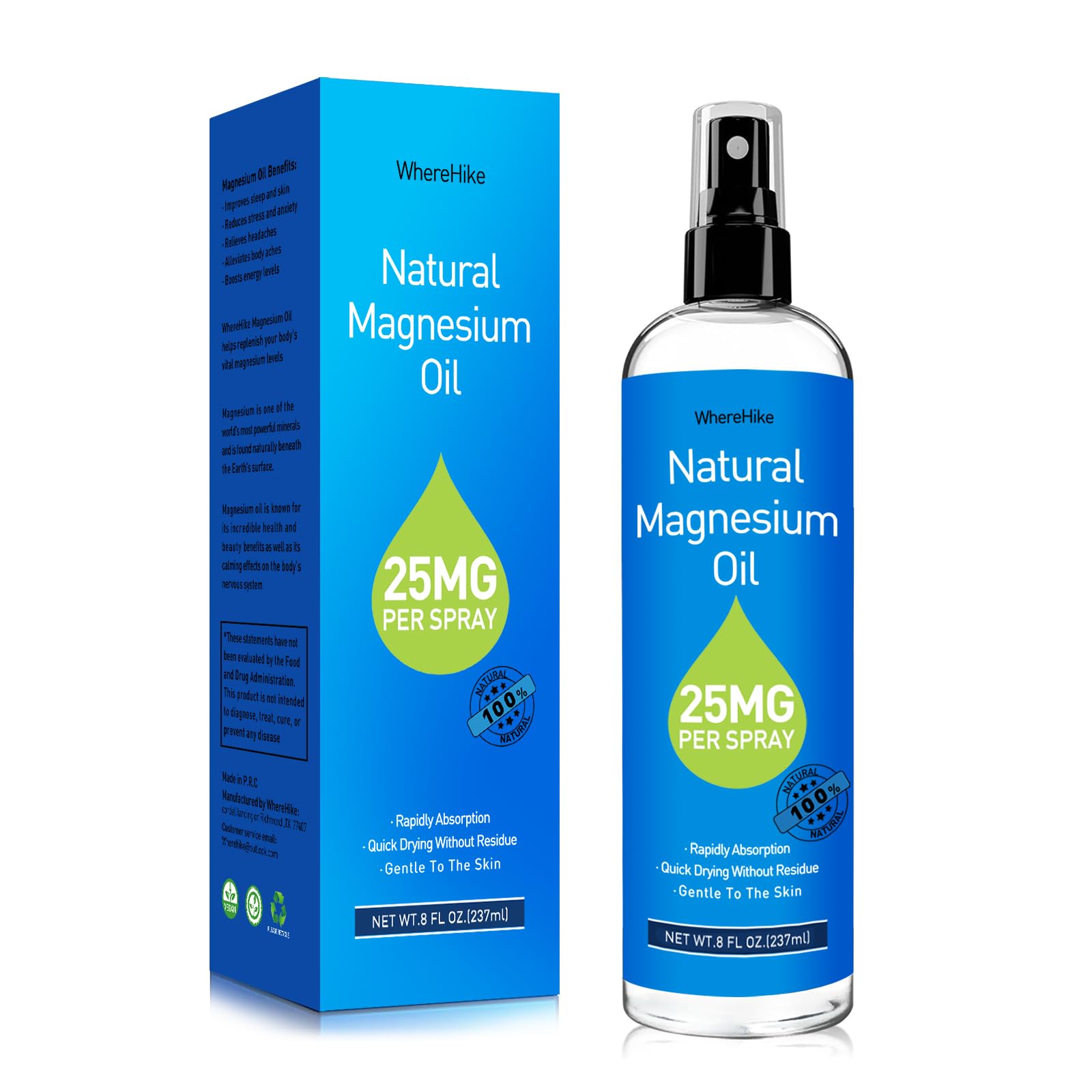 STILIP magnesium spray promoting relaxation and refreshed feet after work