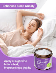STILIP Nighttime lotion on nightstand supports calm bedtime routine.