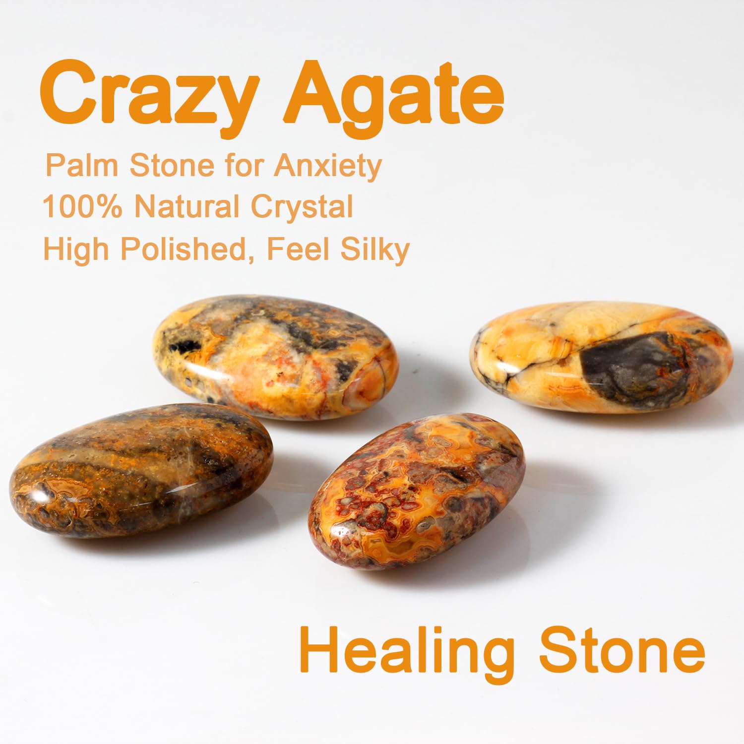 STINO silky polished worry stone surface for soothing touch during tension