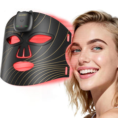 Stofiro 850nm red light mask for at-home skincare sessions and relaxation.