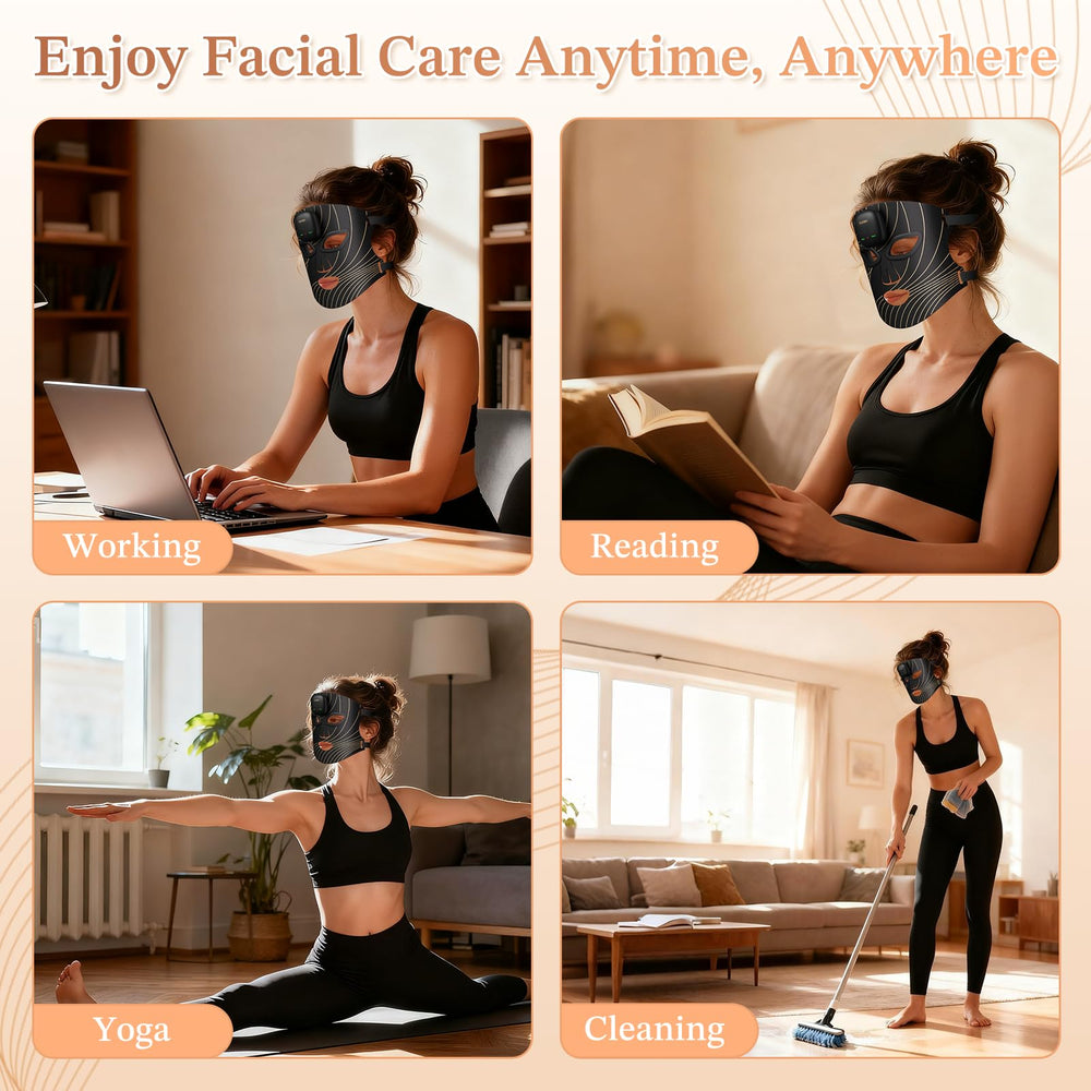 Stofiro eye protection eye mask guards eyes during treatment.