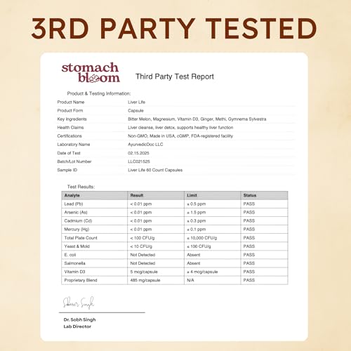 Stomach Bloom Liver Detox for men and women packaging implies universal suitability