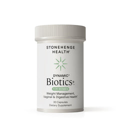 Stonehenge Health Biotics for Women bottle front shows 70B CFU for daily wellness