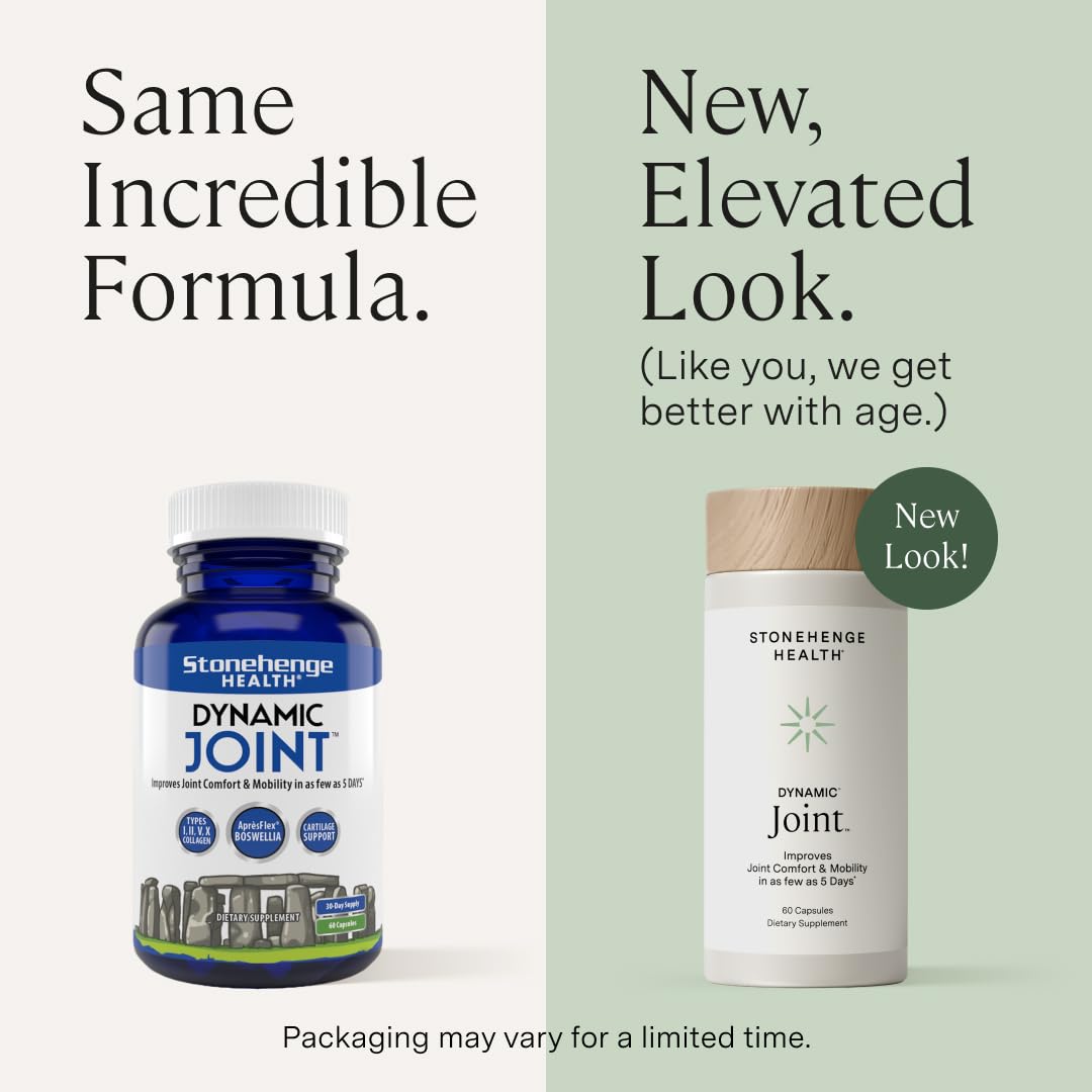 Stonehenge Health Dynamic capsules close-up for daily joint comfort