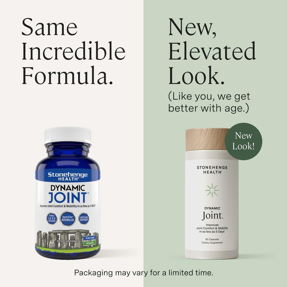 Stonehenge Health Dynamic capsules close-up for daily joint comfort