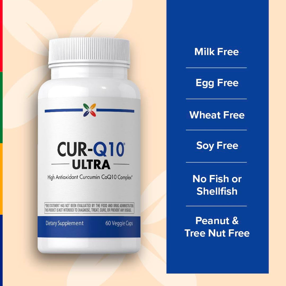 Stop Aging Now CoQ10 curcumin mix close-up shows tablet texture and color.