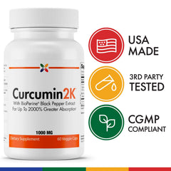 Stop Aging Now Curcumin2K bottle pack 3x multi-pack for value