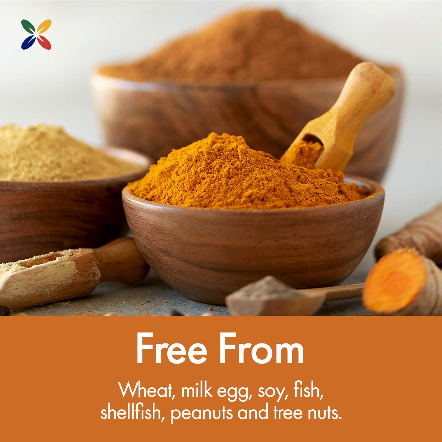 Stop Aging Now Curcumin2K label ingredients panel shows turmeric content