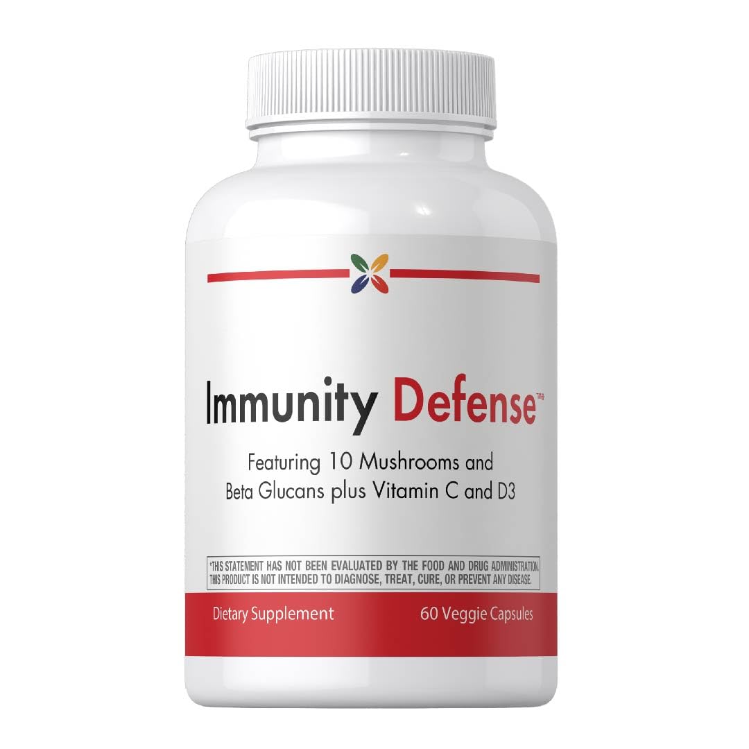 Stop Aging Now Immune Support bottle front—vegetarian capsules for daily wellness