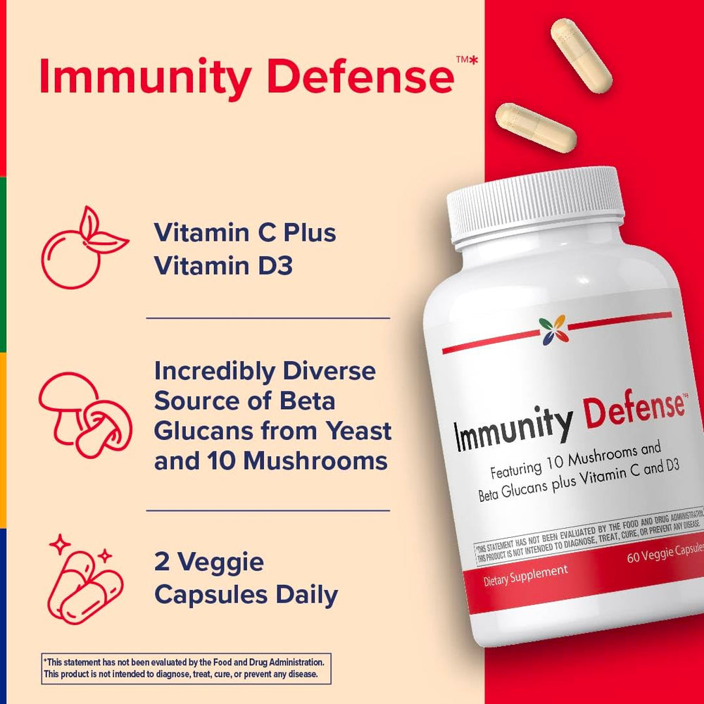 Stop Aging Now Immune Support capsules side view—easy daily supplement