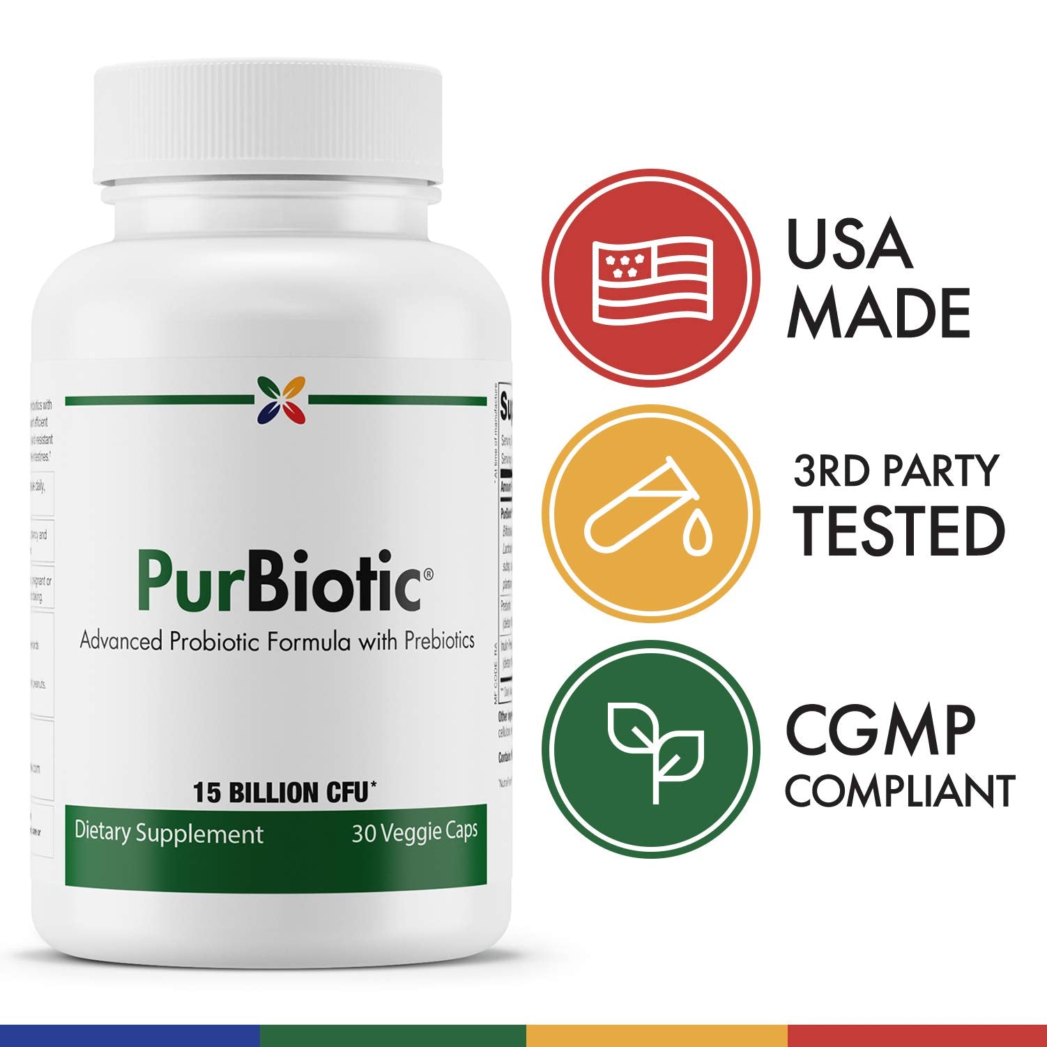 Stop Aging Now PurBiotic capsules in daylight setting demonstrating daily routine integration.