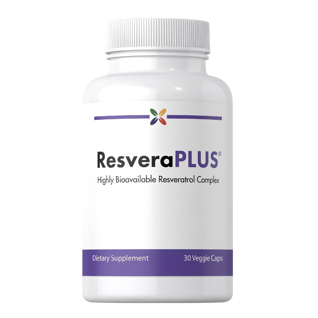 Stop Aging Now Resveratrol Complex bottle with label suggests antioxidant support for daily wellness