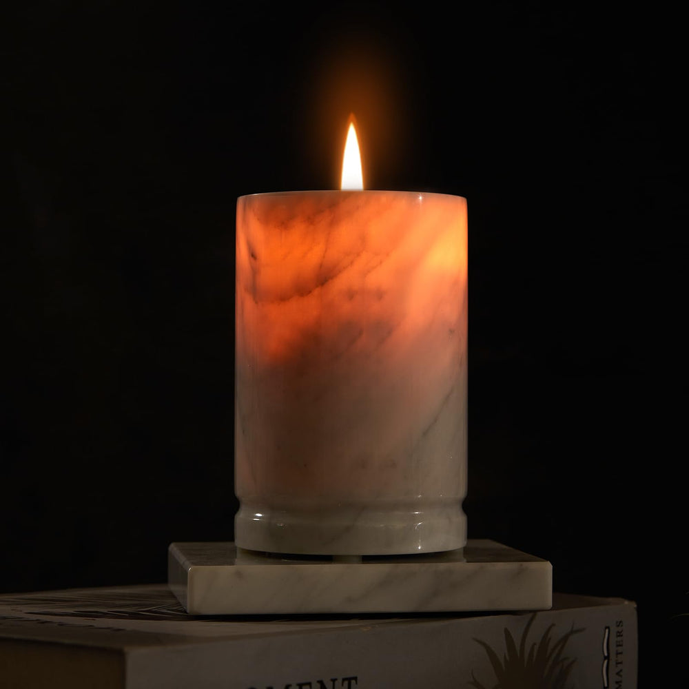 Story of Stone marble jar reusable; stores small items stylishly.