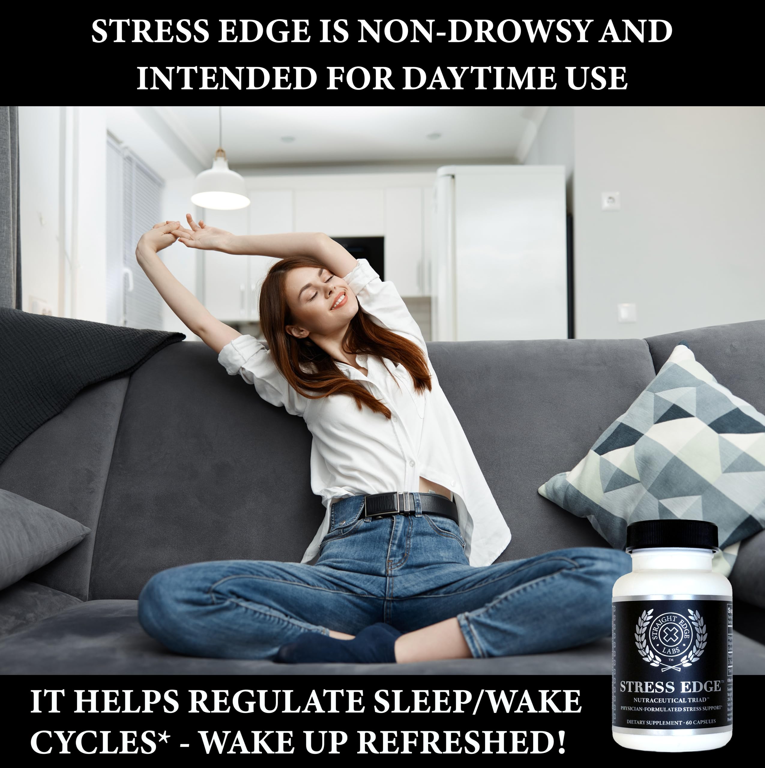 L-Theanine component image illustrating calming, focused mood support