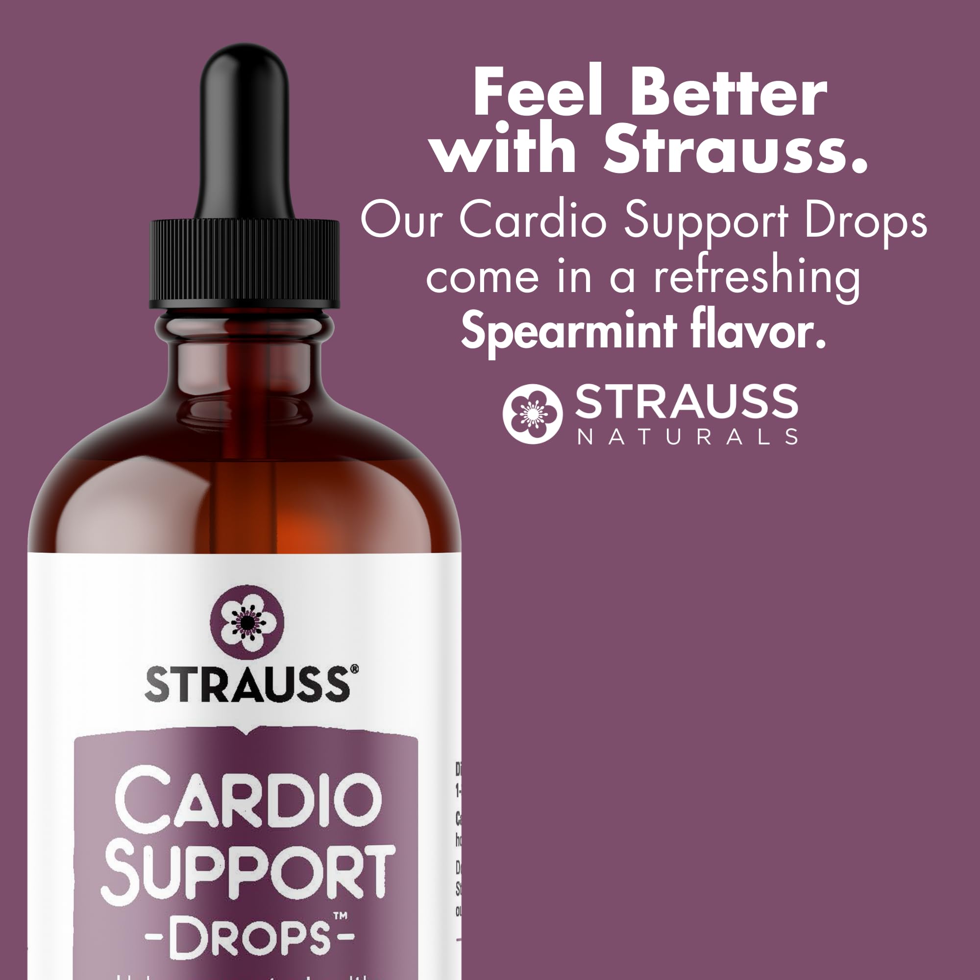 Strauss Heartdrops Cardio serving scoop demonstrates simple portion control.