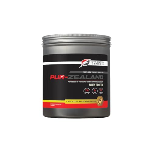Strength Genesis whey shake on a wooden table showing quick, convenient mixing.