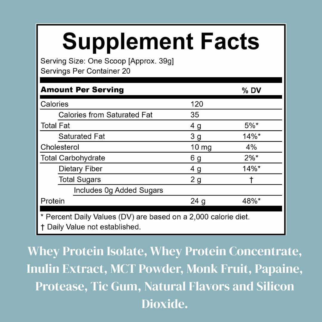StrengthMD vanilla whey protein powder in a mixer for a creamy texture