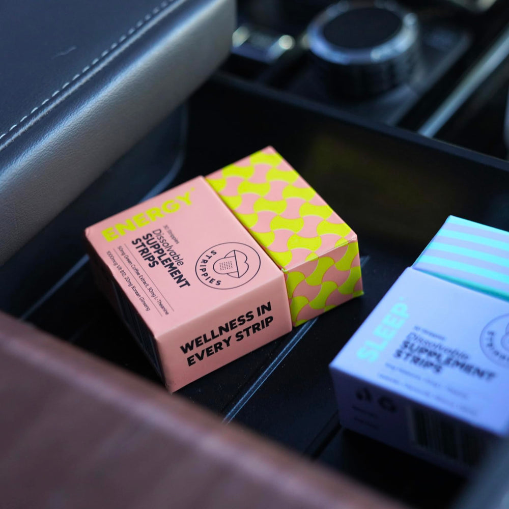 STRIPPIES on-the-go use at desk or commute