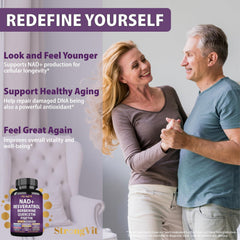 StrongVit Berberine Quercetin CoQ10 blend in capsule form.