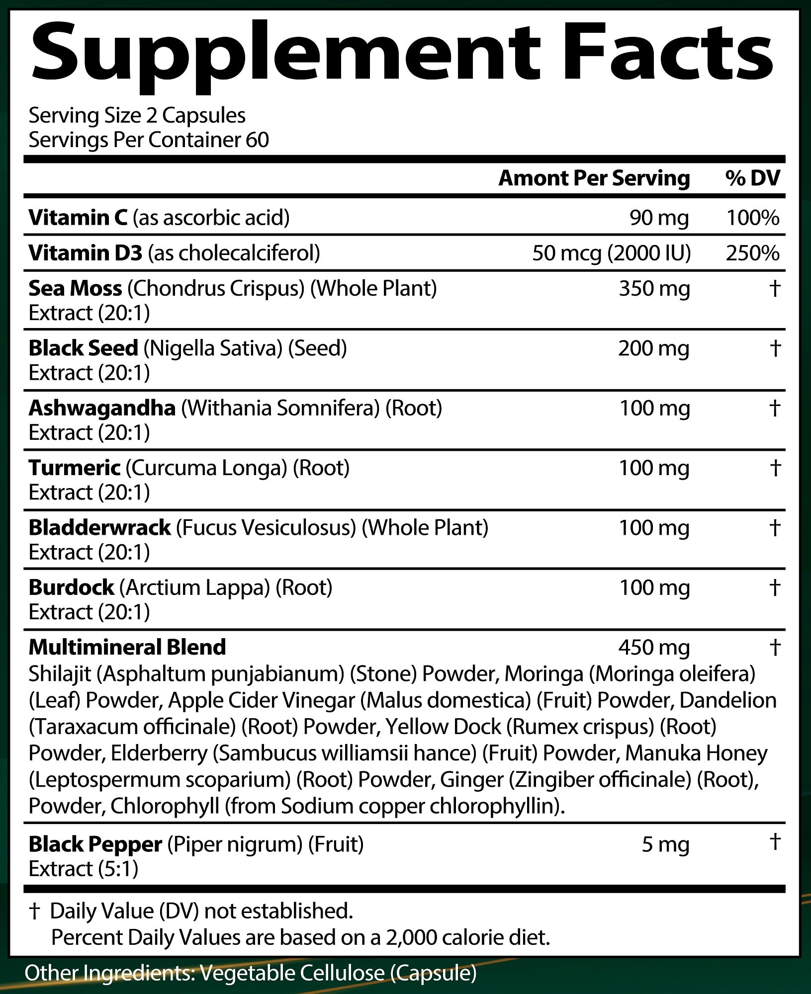 StrongVit Black Pepper enhanced absorption, image of peppercorns near capsules