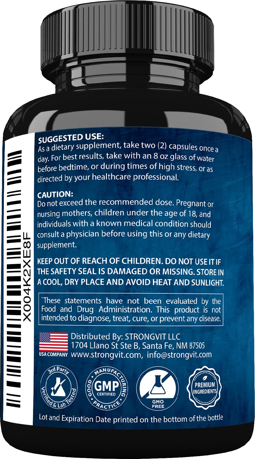 StrongVit capsules ready for daily routine use.