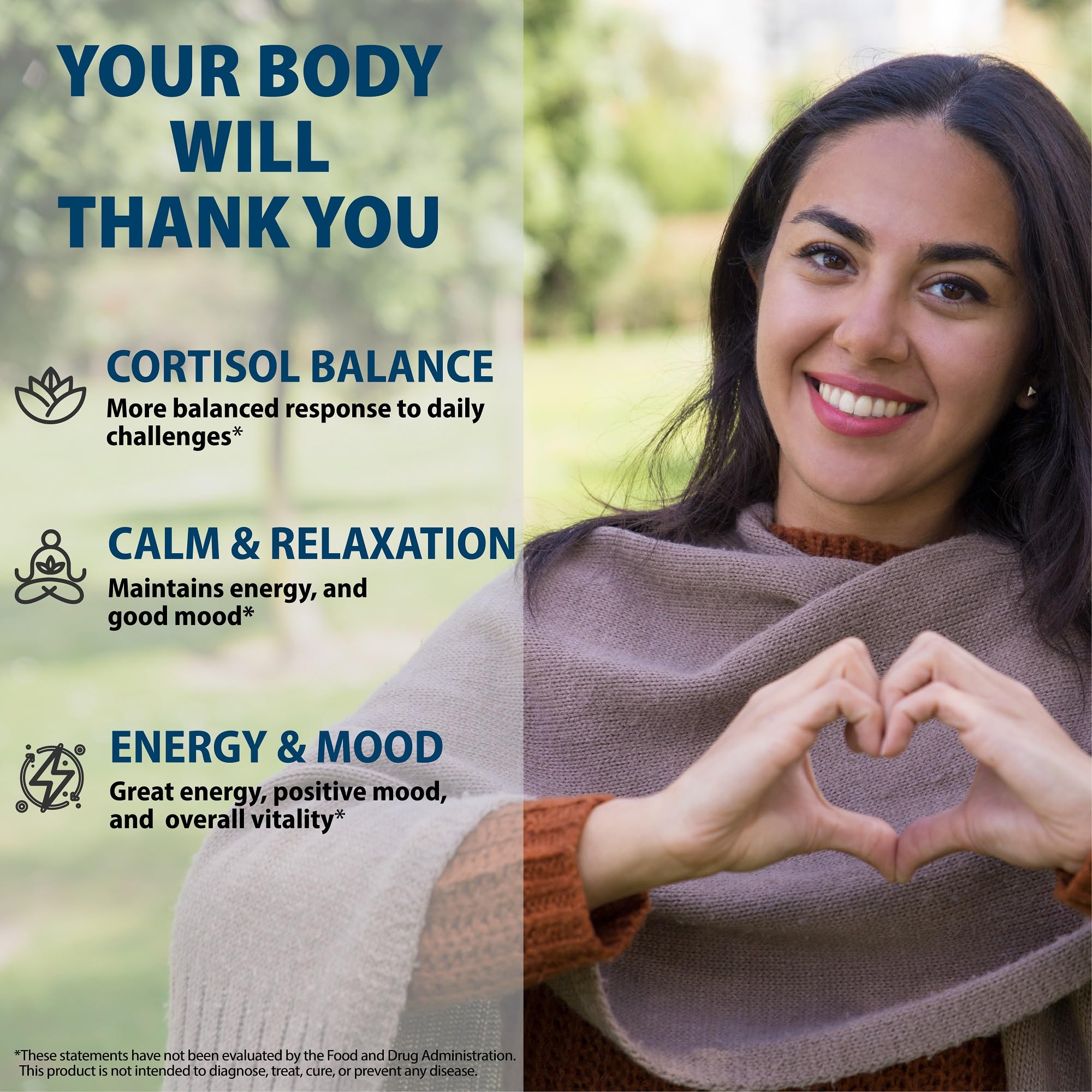 StrongVit cortisol label detail featuring 16-in-1 formula and key ingredients.