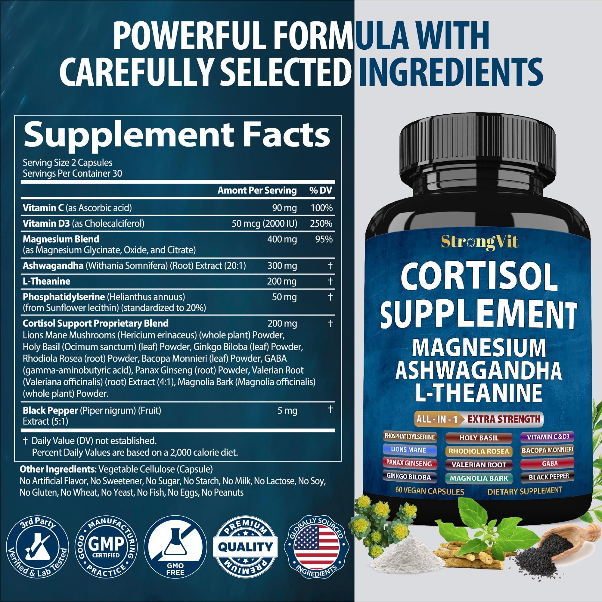 StrongVit 30-day bottle packaging highlighting value.