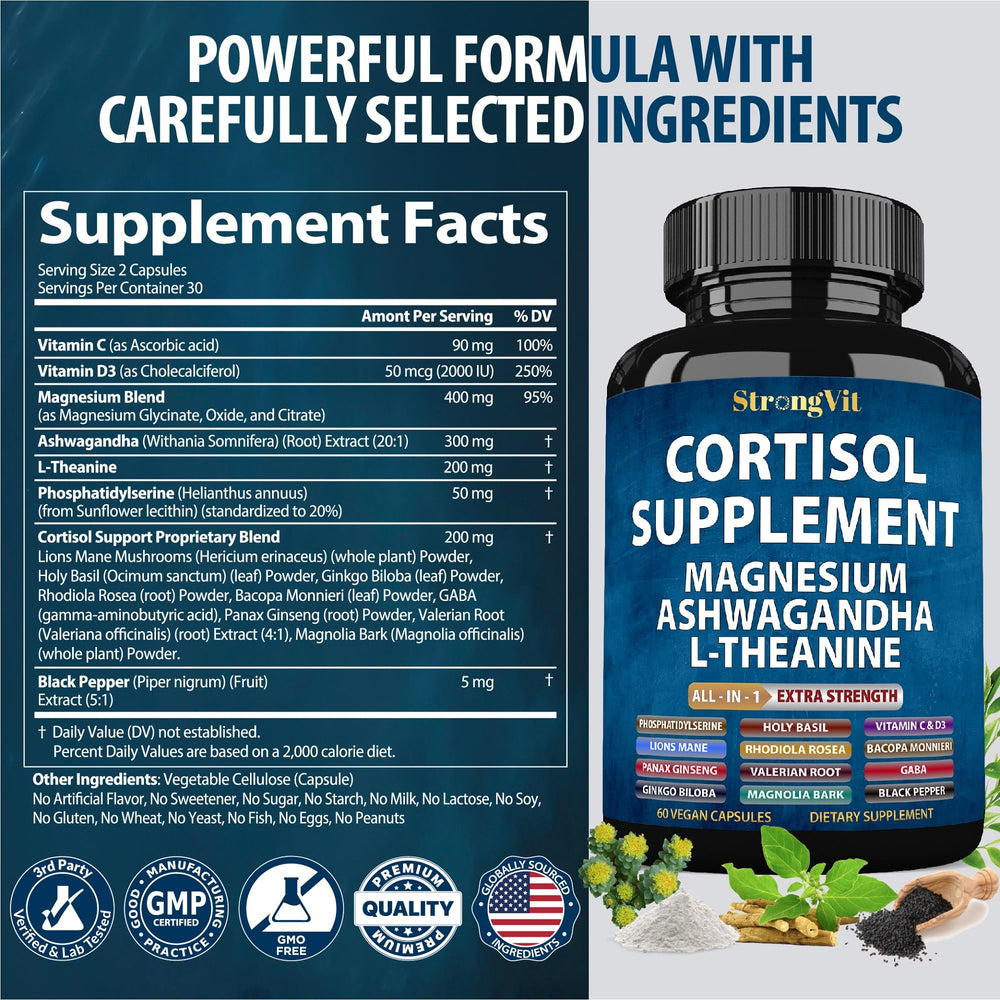 StrongVit 30-day bottle packaging highlighting value.