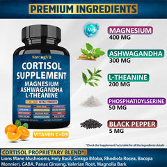 Close-up of StrongVit capsules for easy daily intake and relaxation