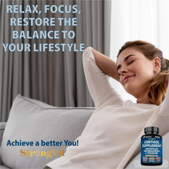 Illustration of daily two-capsule dose for steady support with StrongVit