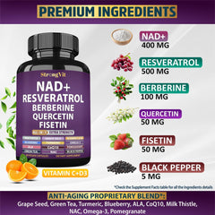 StrongVit liposomal NAD+ capsules for enhanced absorption and routine use.