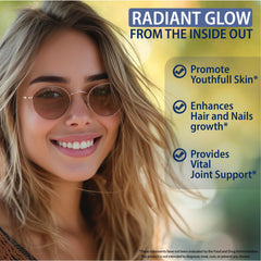 StrongVit nails-skin capsules indicate stronger nails and radiant skin.
