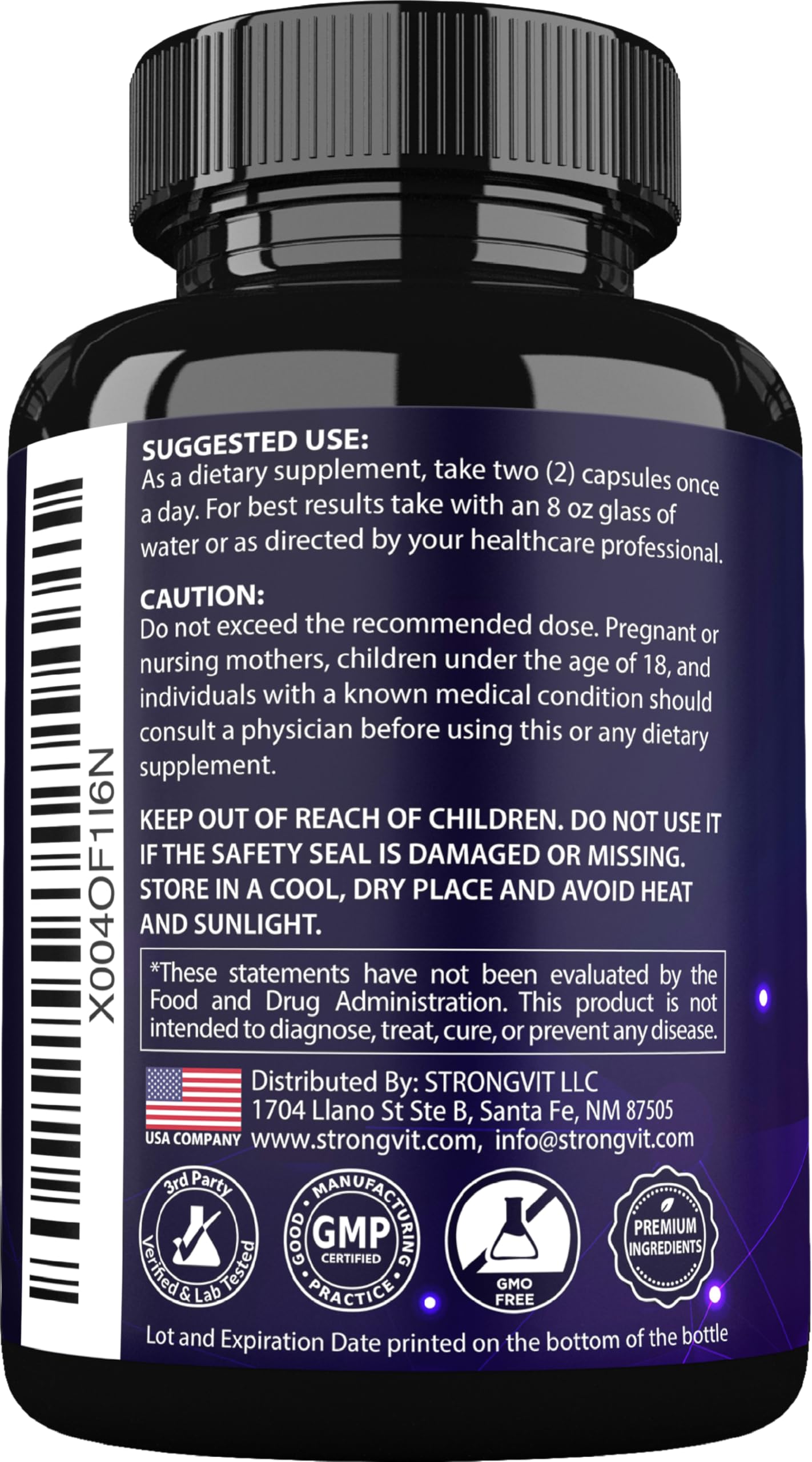 StrongVit USA Lab Tested for purity and potency