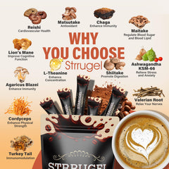 Strrugel low caffeine coffee stick delivers clarity with less caffeine.