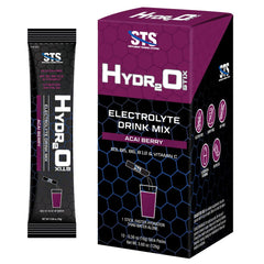 STS Hydro Stix acai berry packet ready to mix for on-the-go hydration.