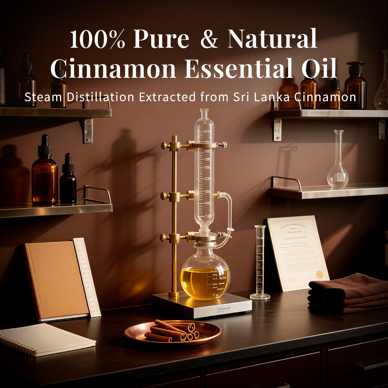 Natural cleaning use with SU JUABA Cinnamon oil for fresh spaces