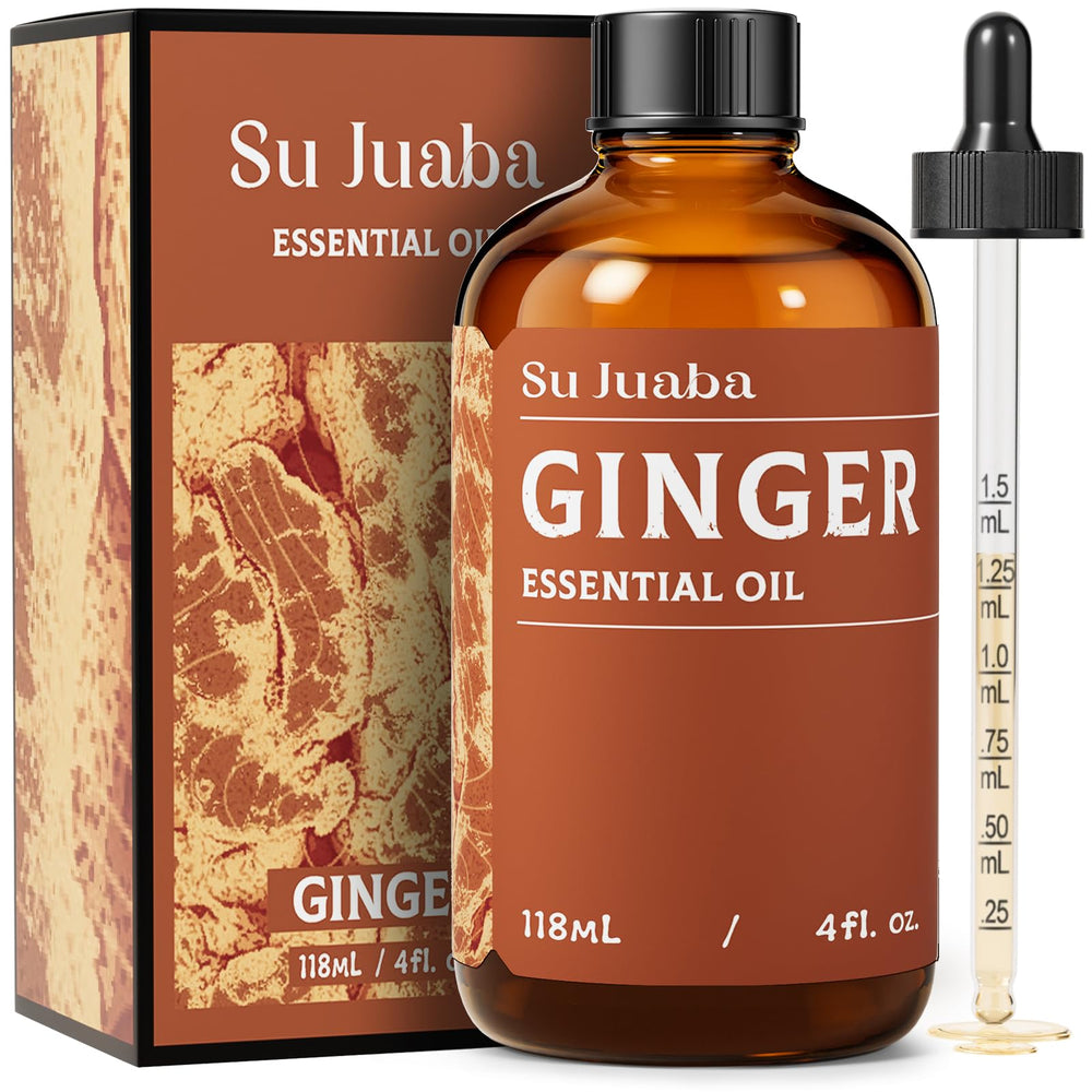 SU JUABA Ginger Oil bottle for massage and warming relief.