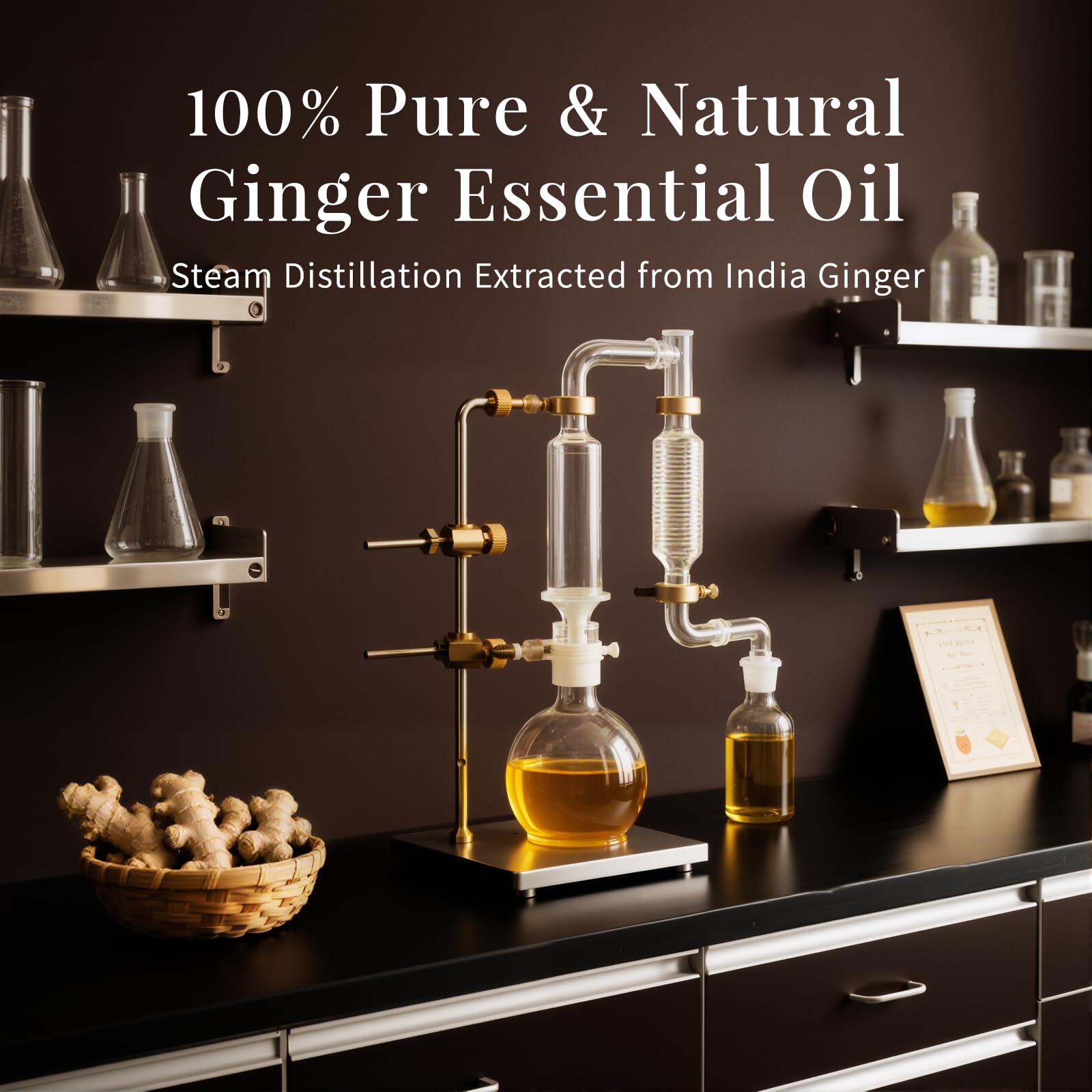 SU JUABA Ginger Oil blends with rosemary for DIY projects.