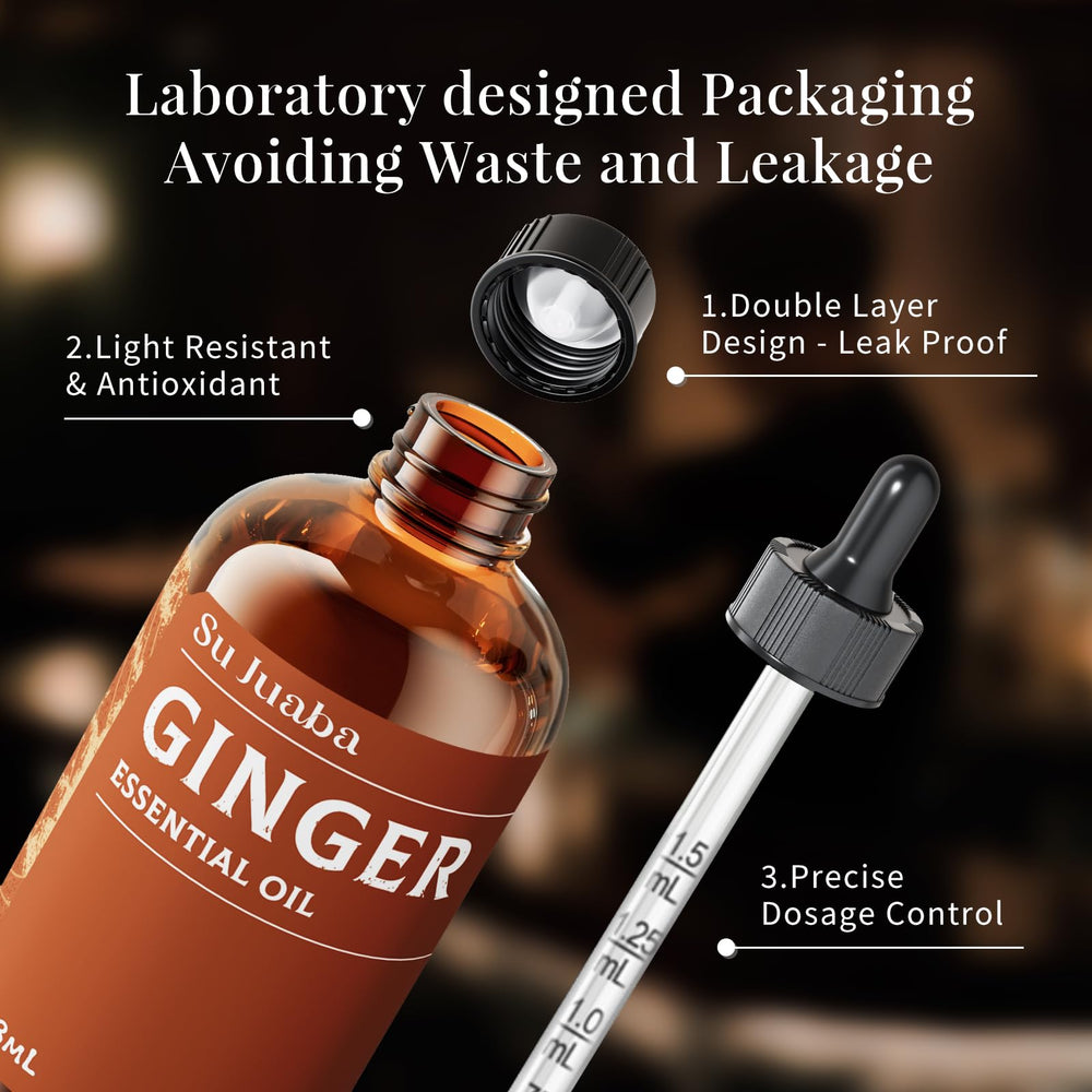 SU JUABA Ginger Oil travel-size bottle ready to go.