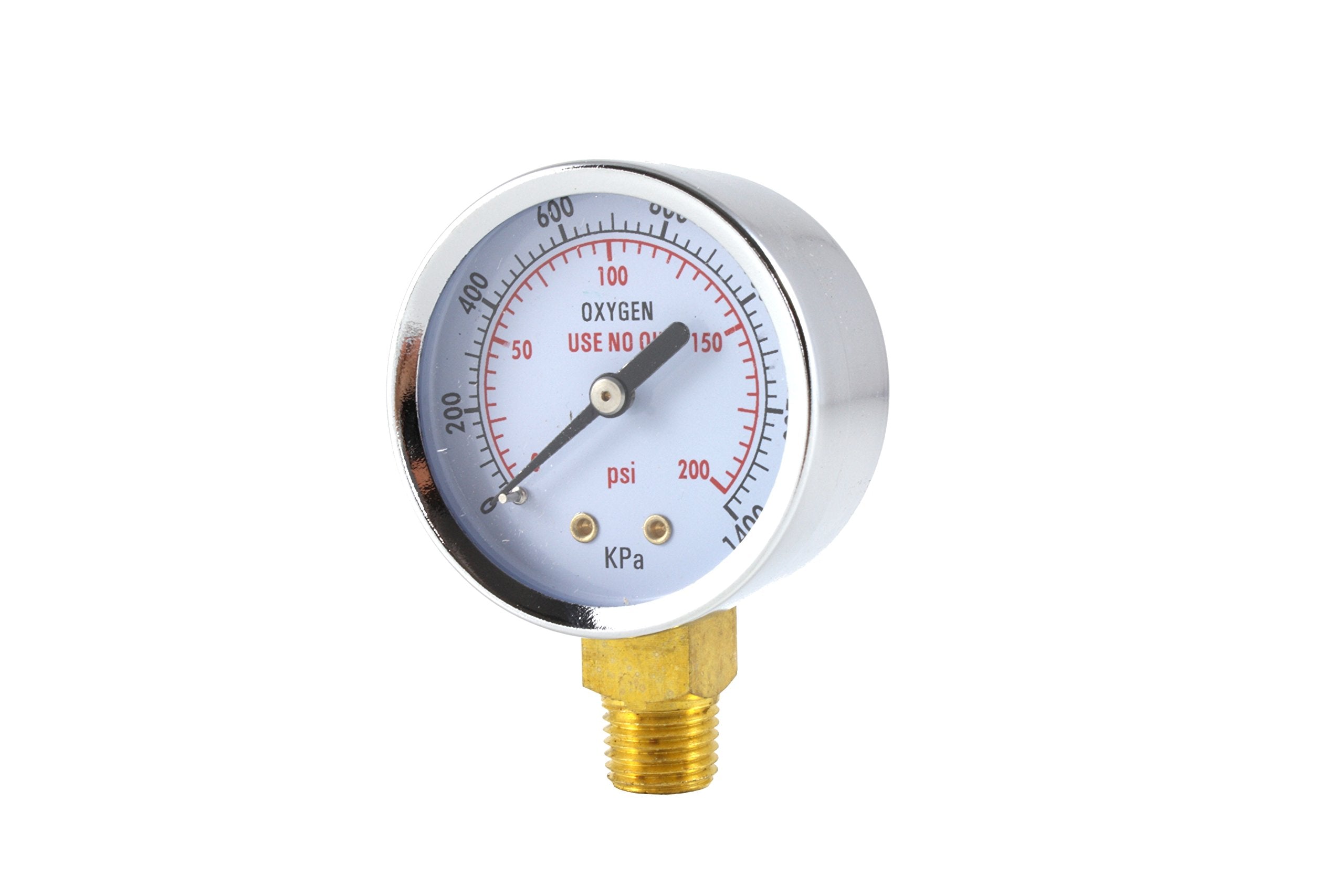 SÜA gauge in a chrome-plated steel case for durable, long-lasting performance.
