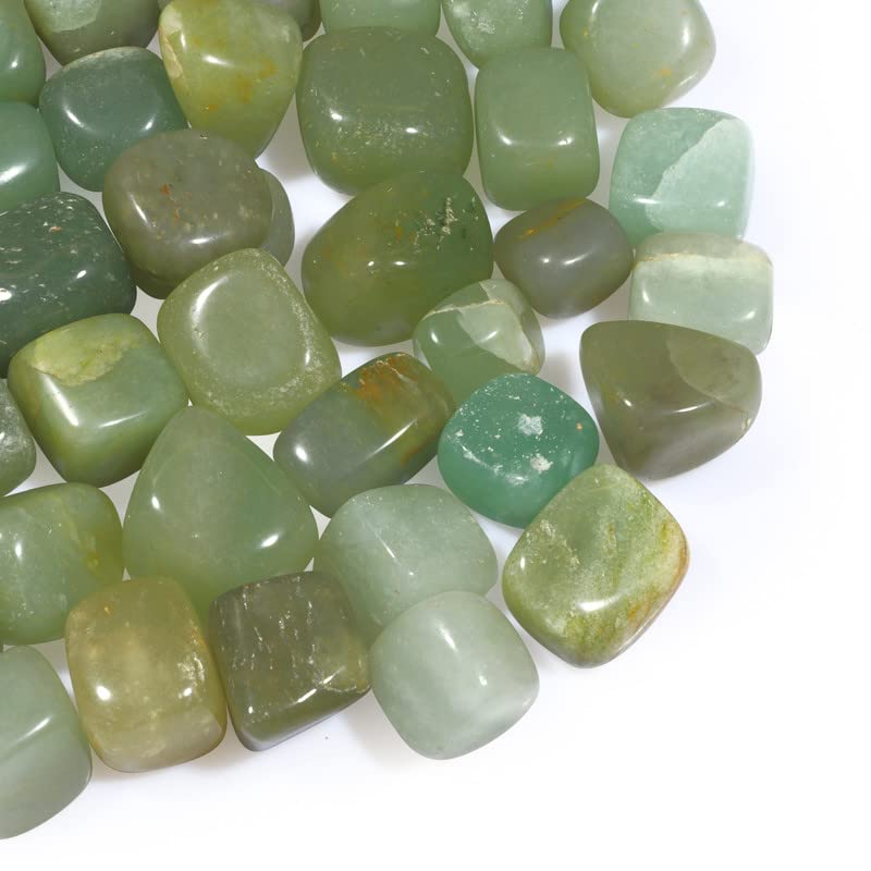 SUBSH Green Aventurine Hesling Stones close-up shows smooth polished surfaces for tactile focus