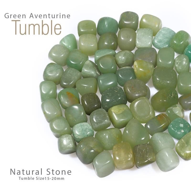 SUBSH Green Aventurine Hesling Stones in-hand for on-the-go calming and focus