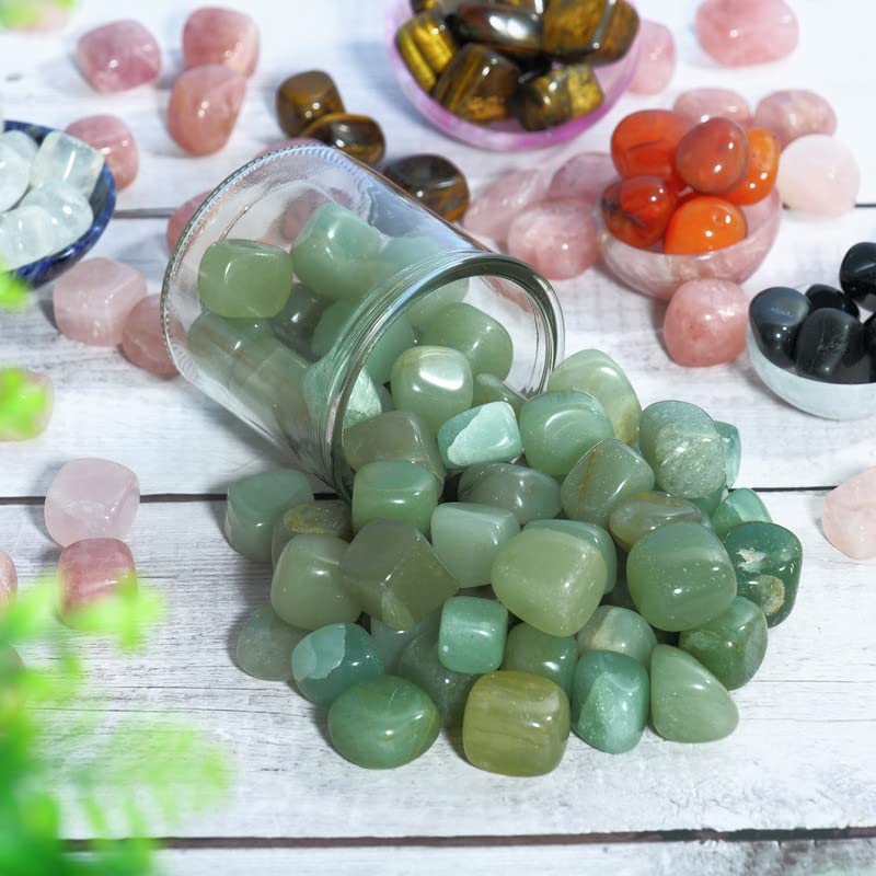 SUBSH Green Aventurine Hesling Stones chakra-collection ready for energy balance