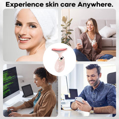 Suenohyu compact handheld skincare tool fits easily in a bag
