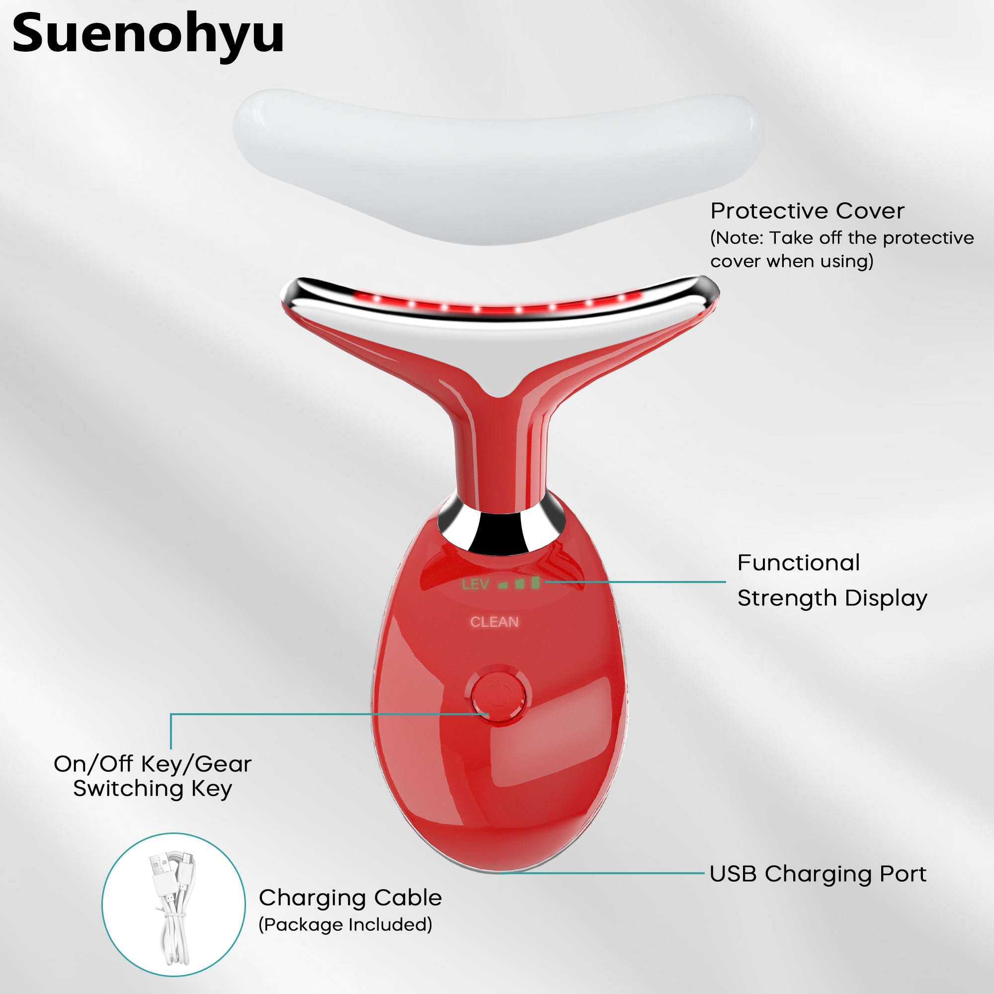 Suenohyu compact design fits in a bag for travel skincare sessions.