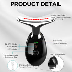 Suenohyu face-neck massager for relaxing sessions and absorption support.