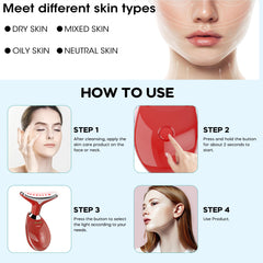 Suenohyu massager heats to 113 degrees Fahrenheit for comfortable warmth and serum use.