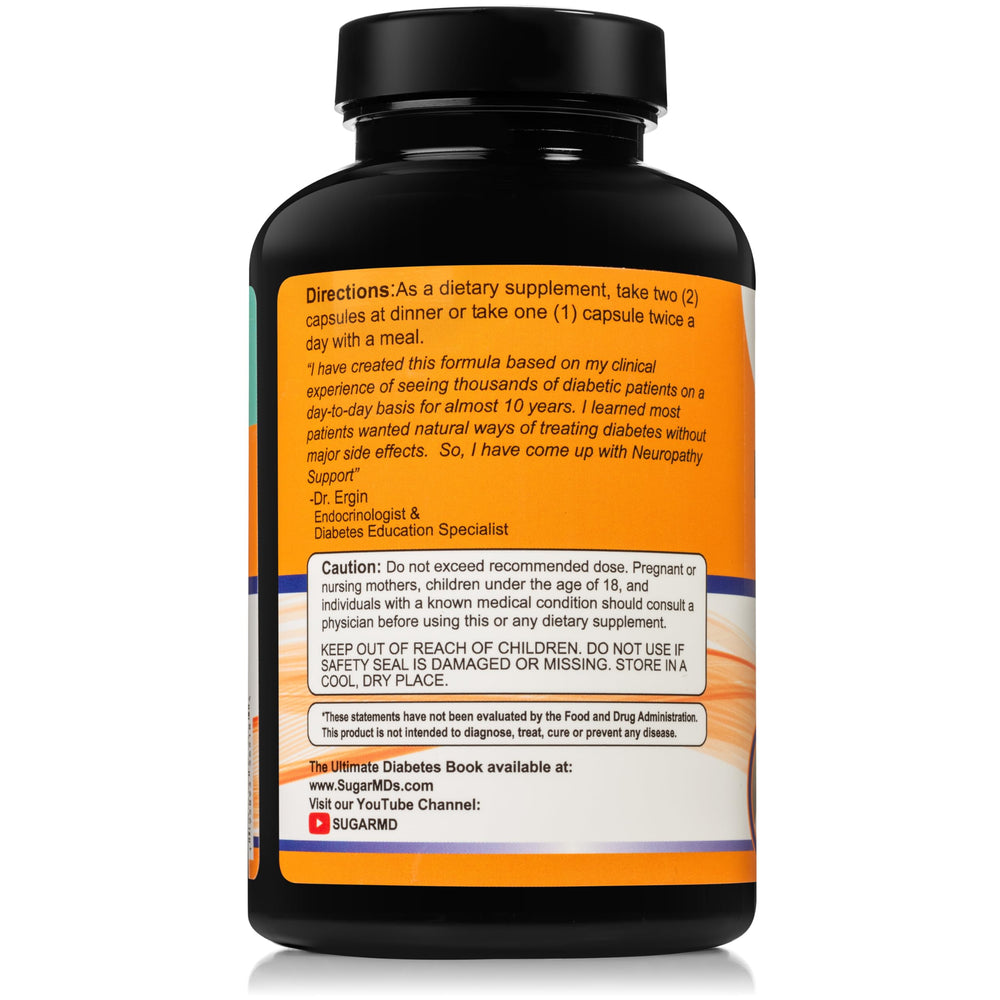 SugarMD Neuropathy certifications and quality marks reassure careful manufacturing.