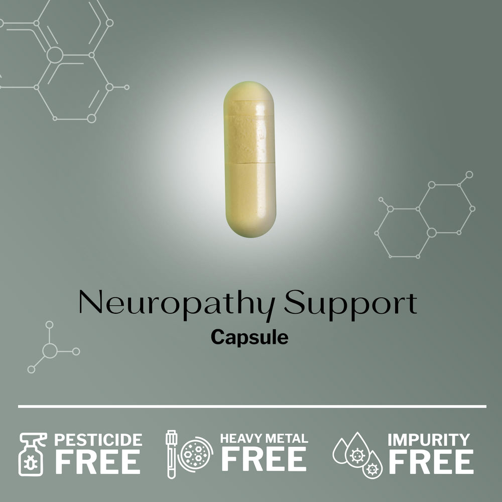 SugarMD Neuropathy third-party lab testing seal communicates product purity and quality.