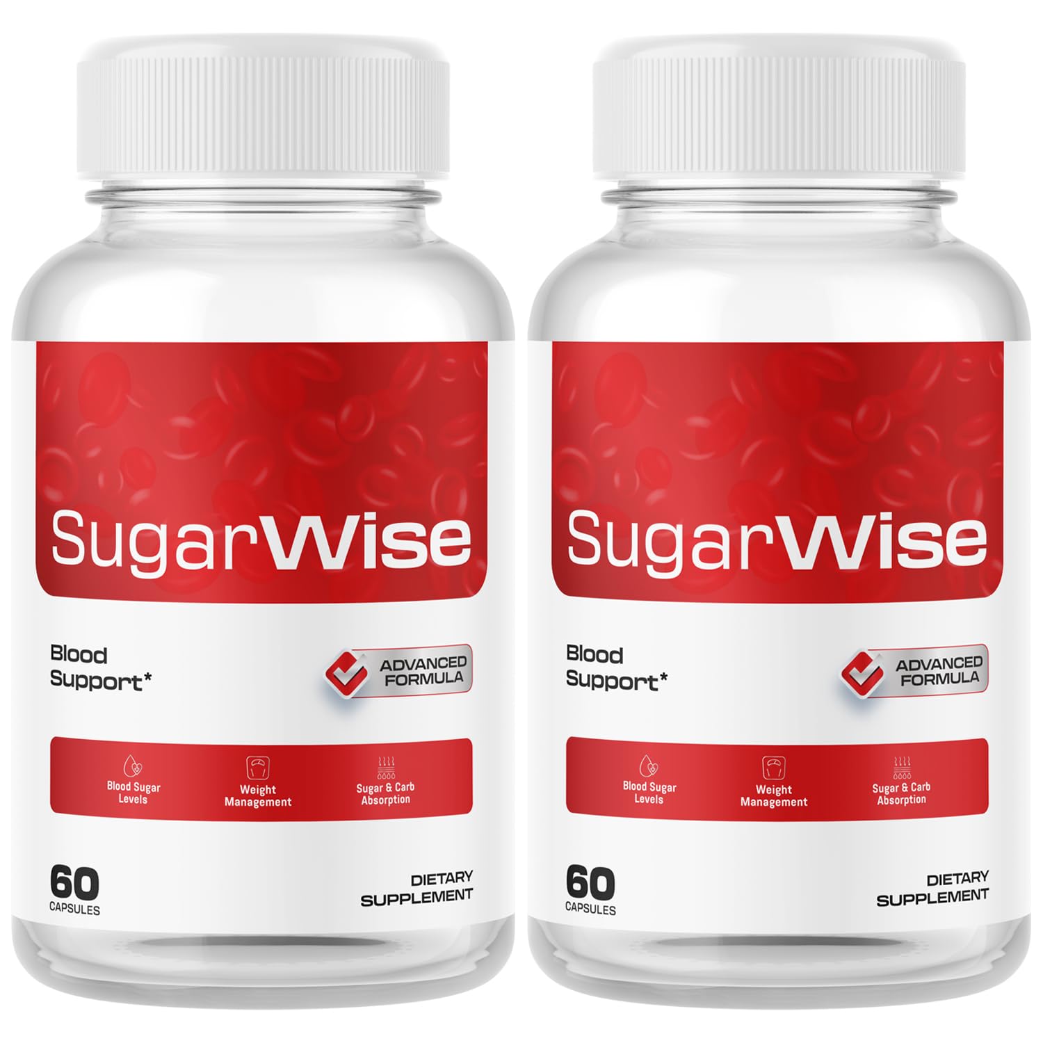 SugarWise bottle front view showing an all-natural multivitamin for daily wellness.